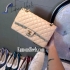 Chanel 2.55 middle size beige original lambskin